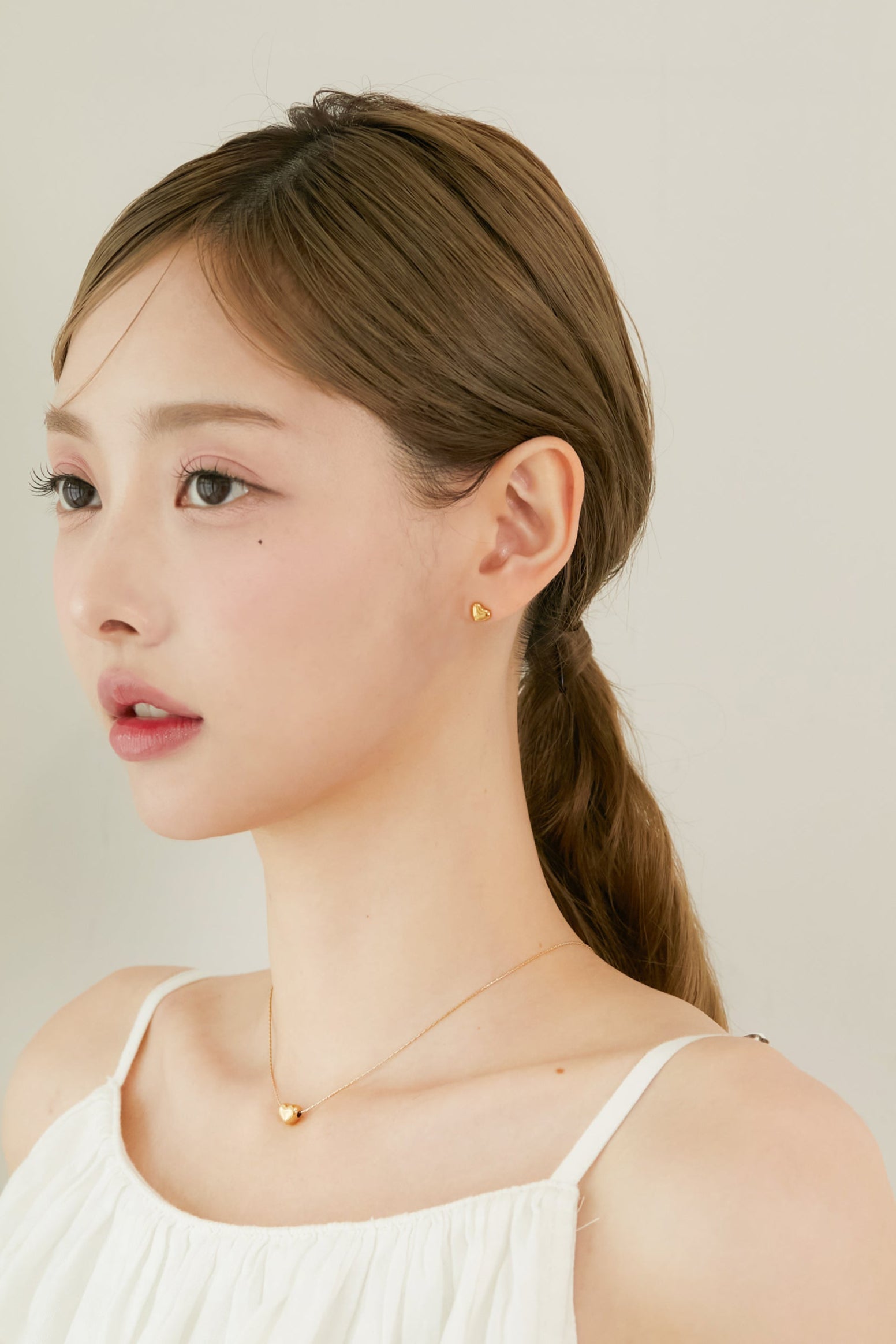 ミニハートピアス