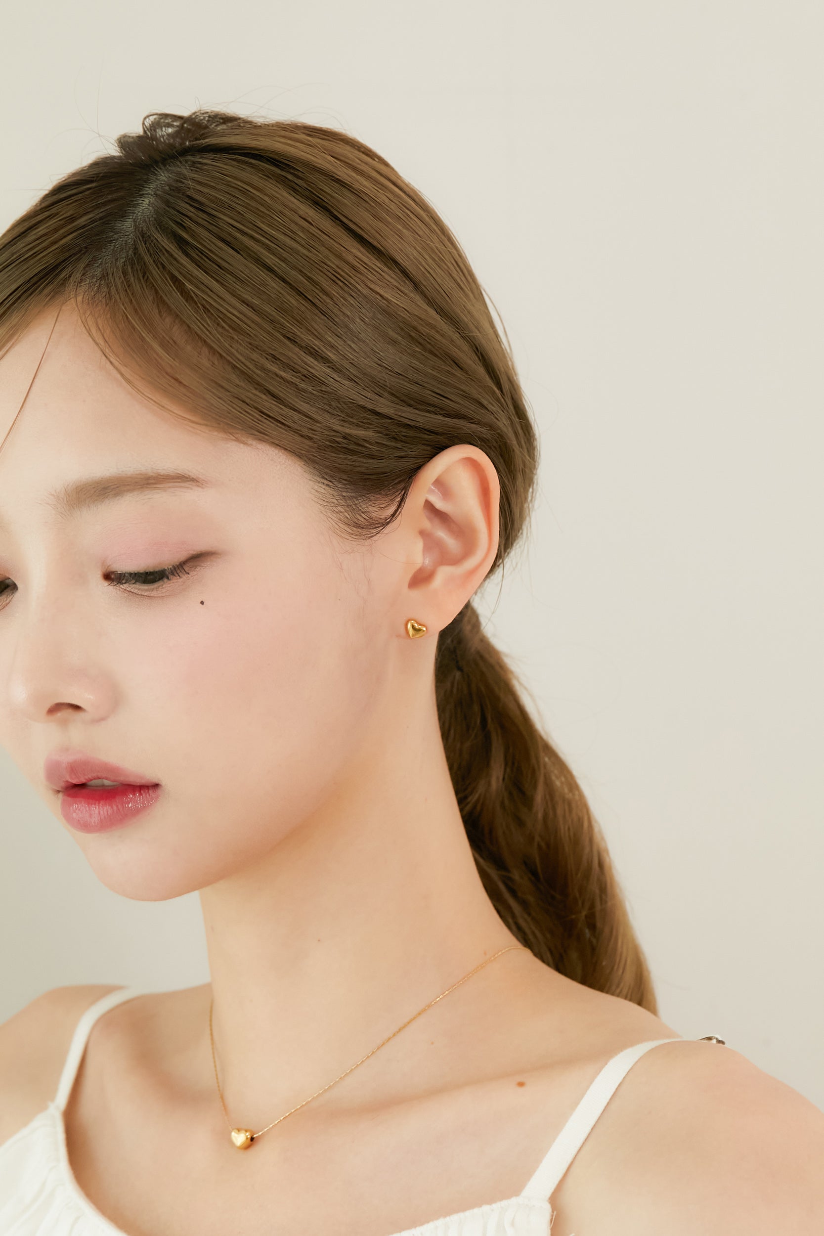 ミニハートピアス