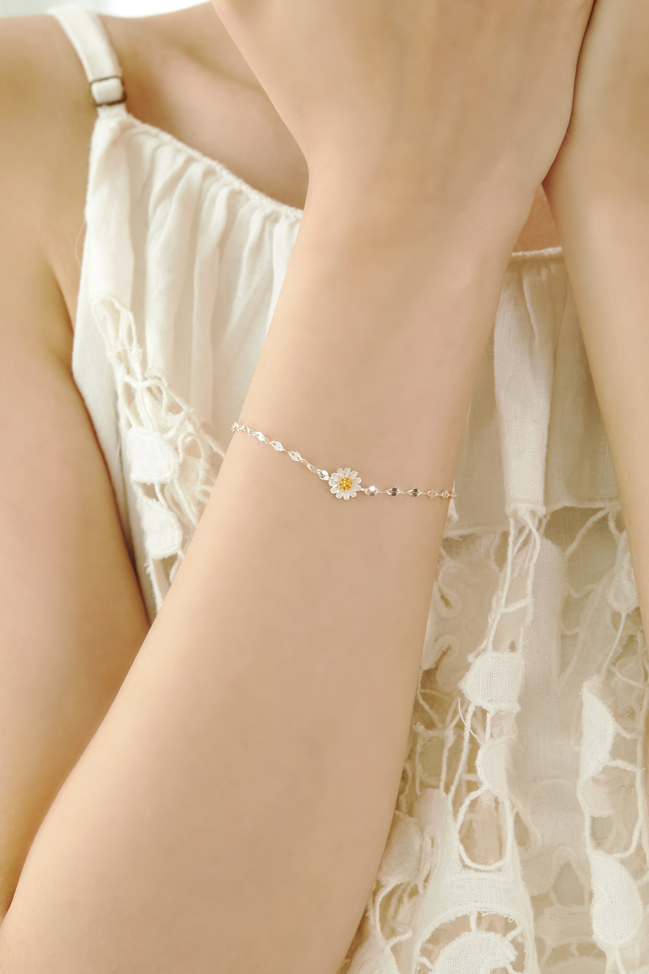 Silver Daisy Bracelet［SV］