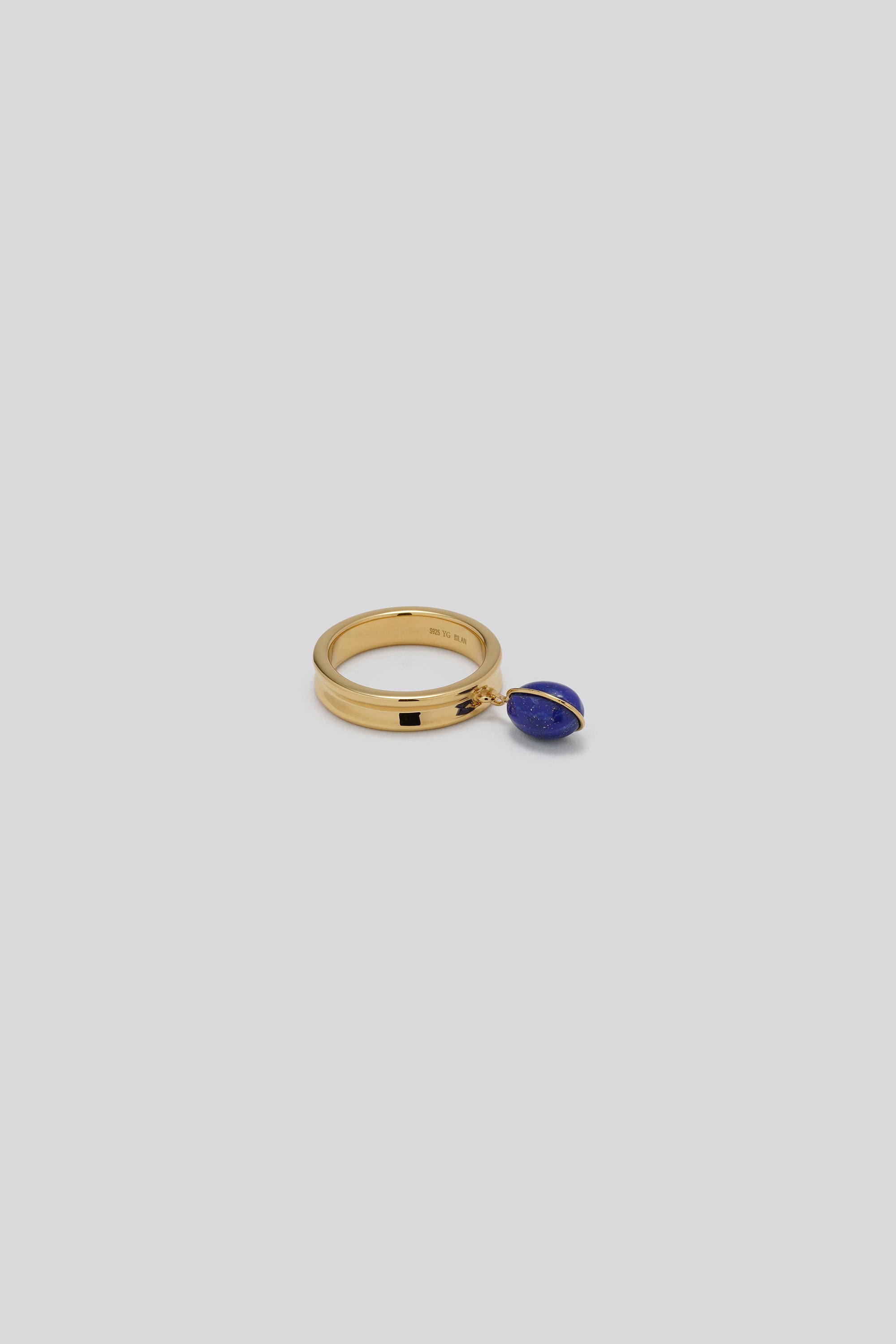 Gem charm ring｜GOLD×Crystal