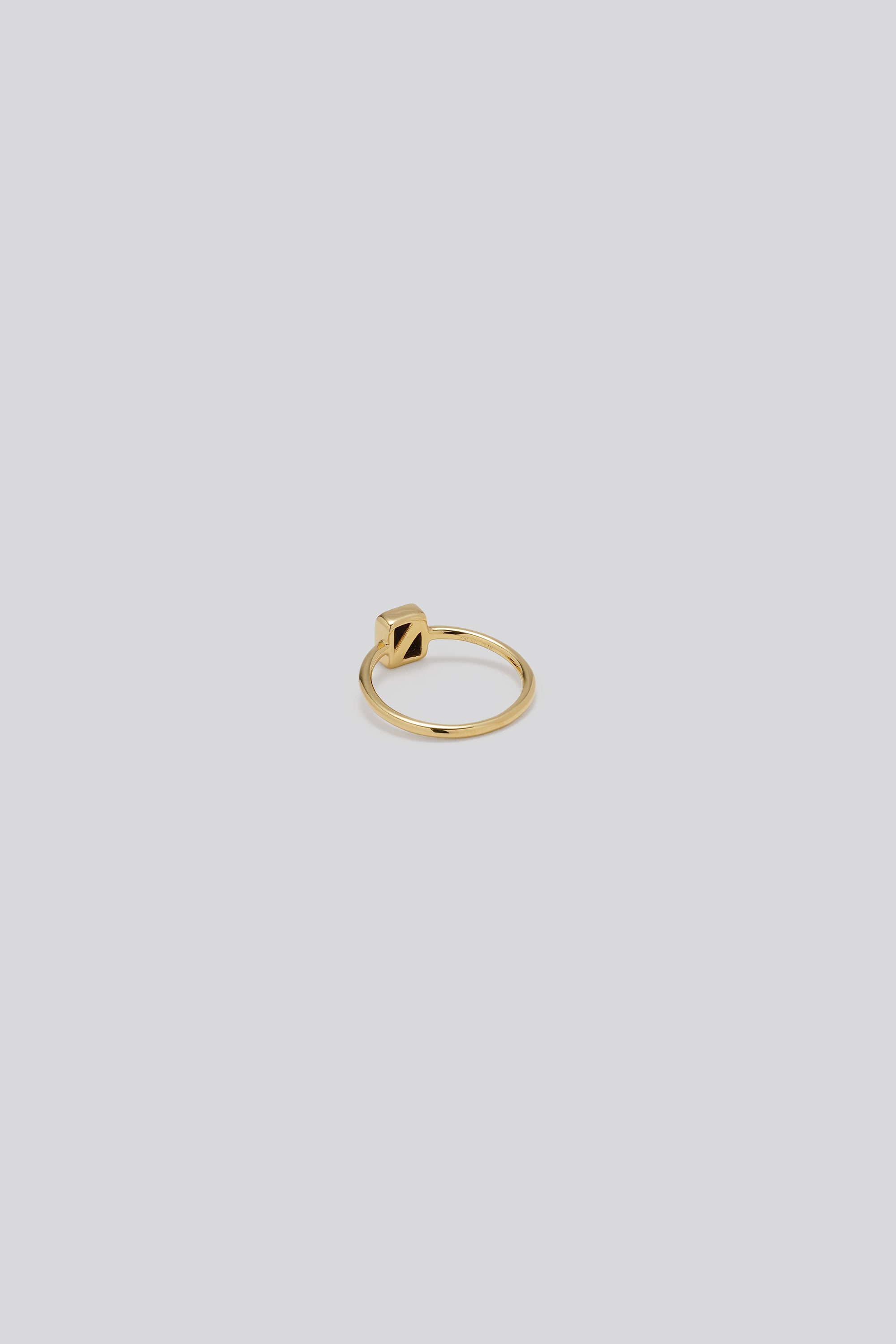 Cross line ring Small｜GOLD×Onyx×Lapis Lazuli