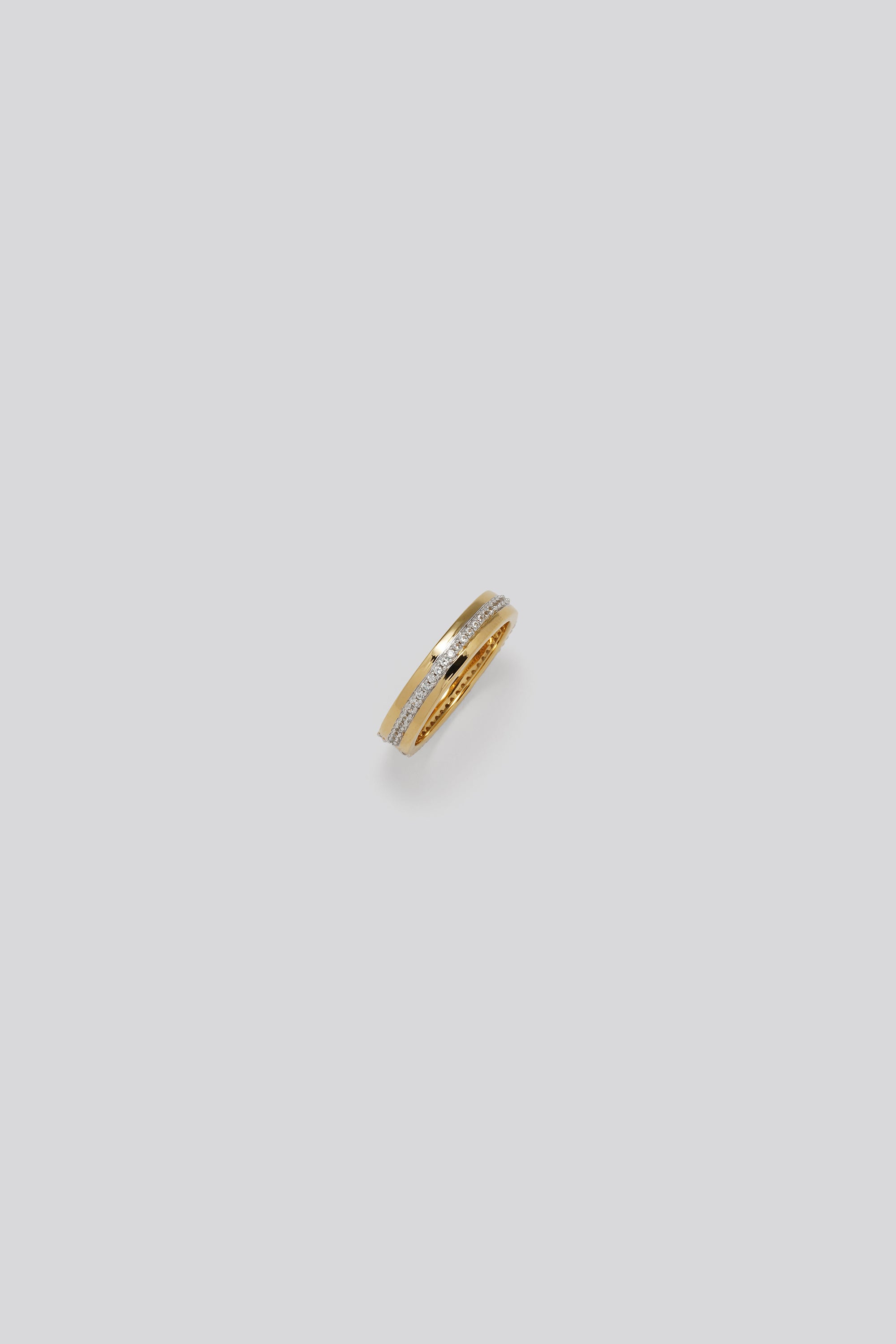 Triple line ring｜GOLD×Zirconia