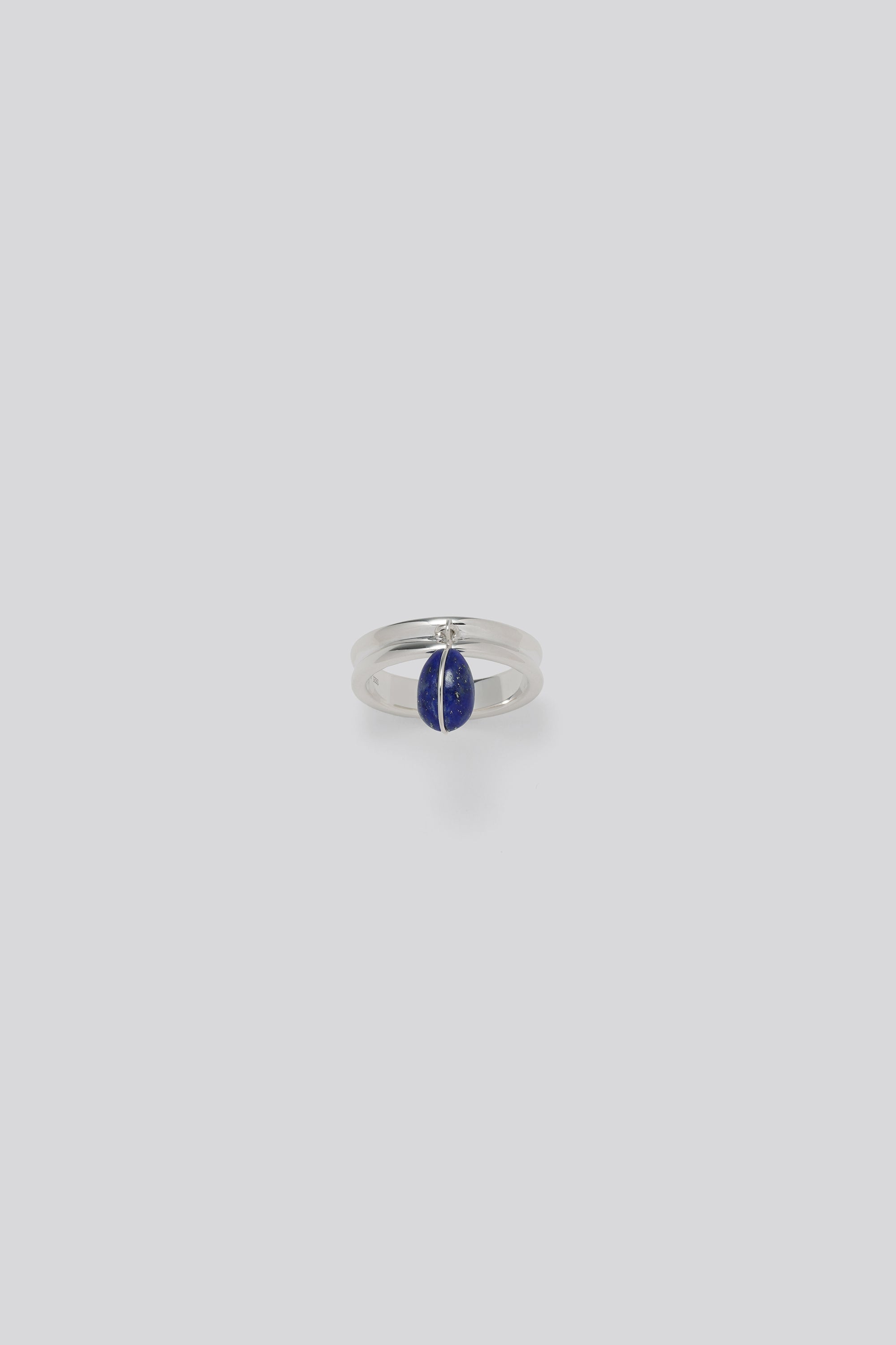 Gem Charm Ring｜SILVER×Lapis Lazuli