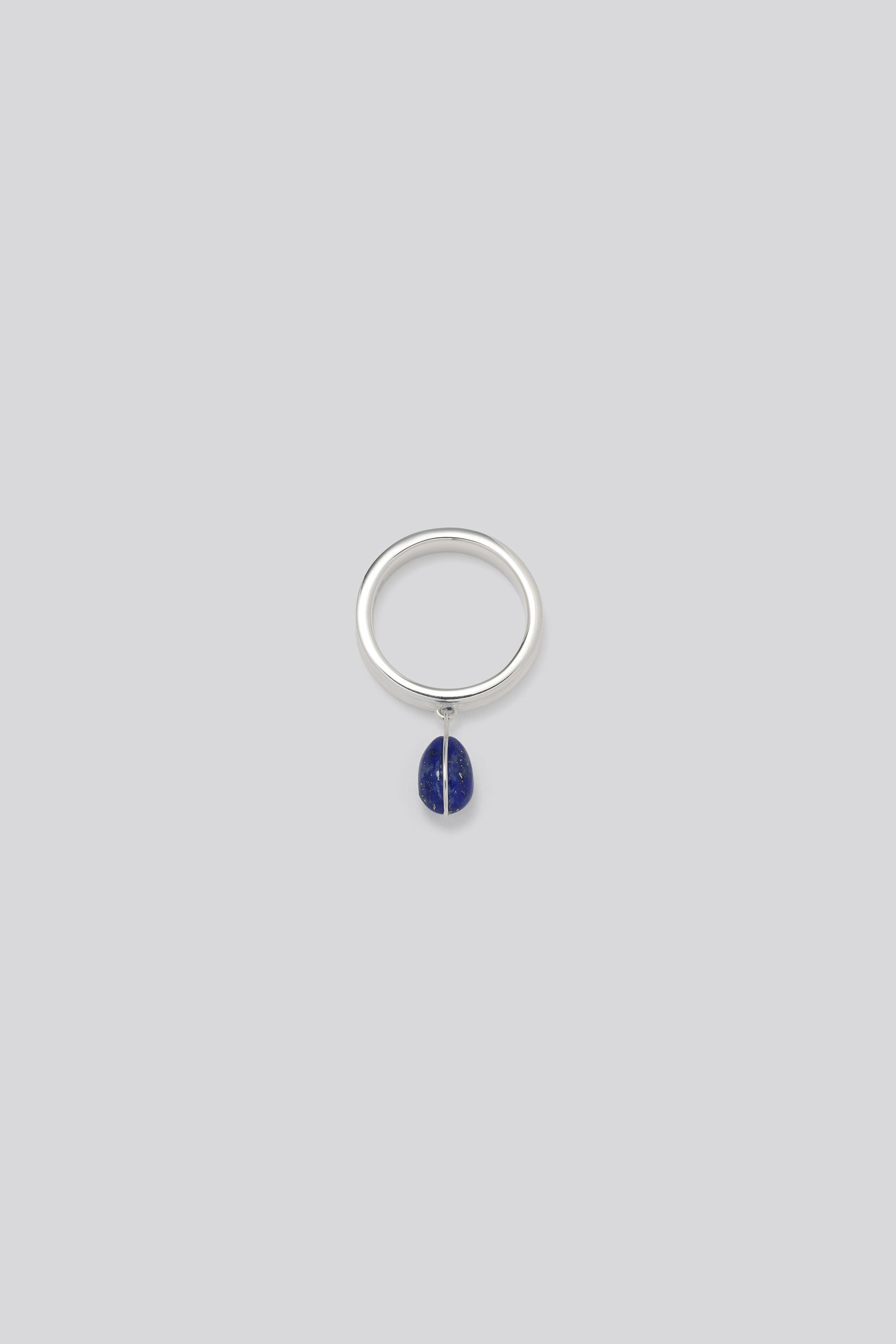 Gem Charm Ring｜SILVER×Lapis Lazuli