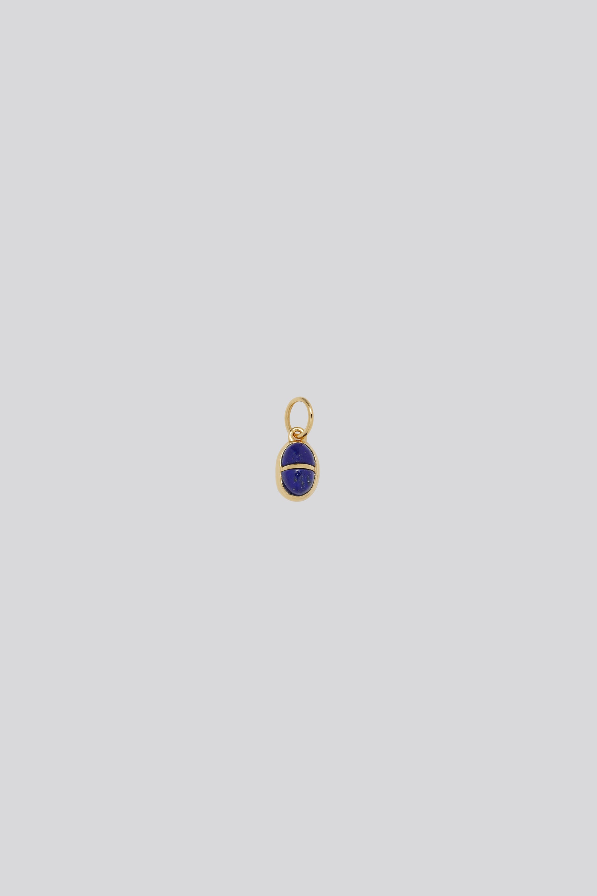 Seamless gem stone charm Silver｜SILVER×Lapis Lazuli