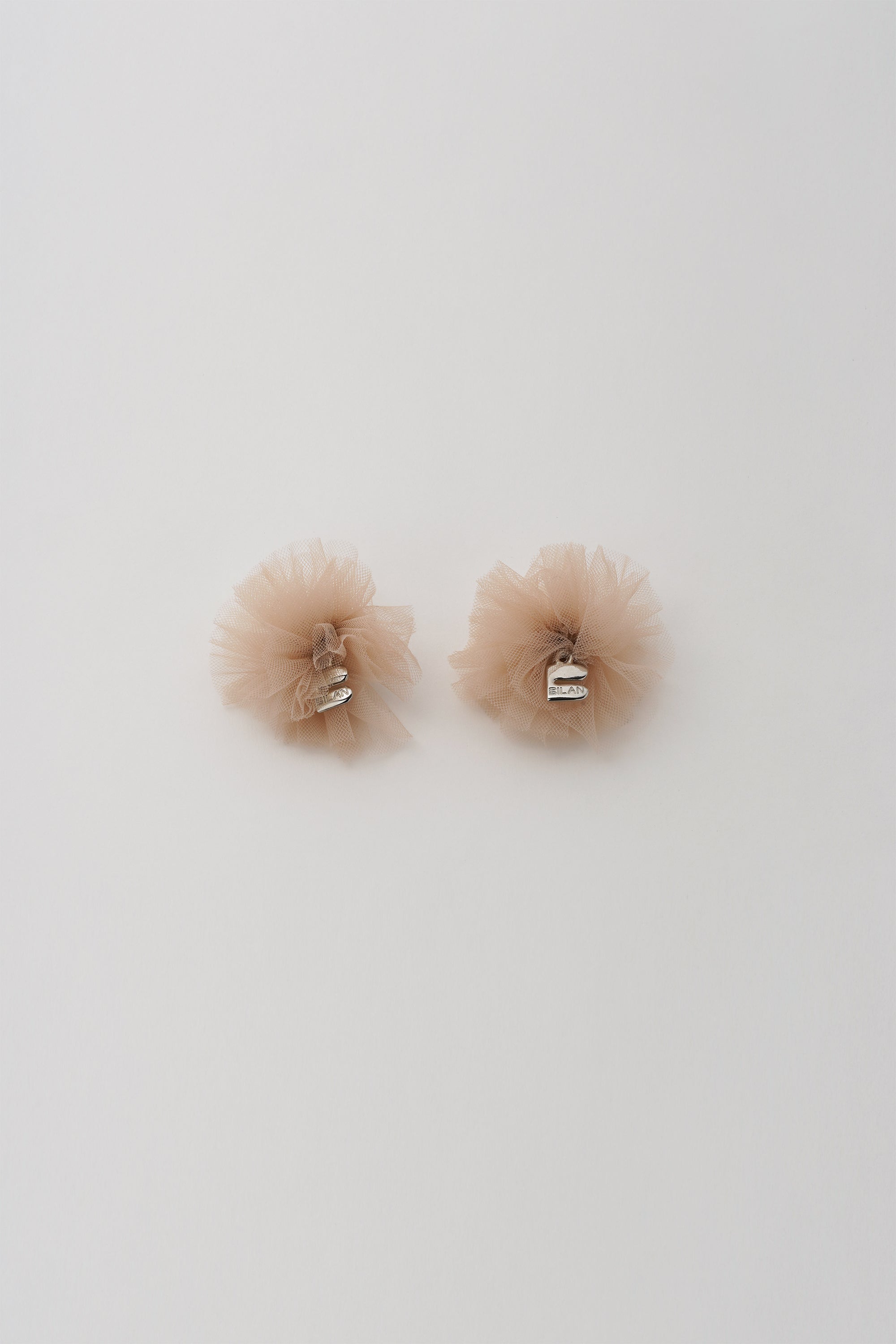 Fabric earring Small｜OFF WHITE