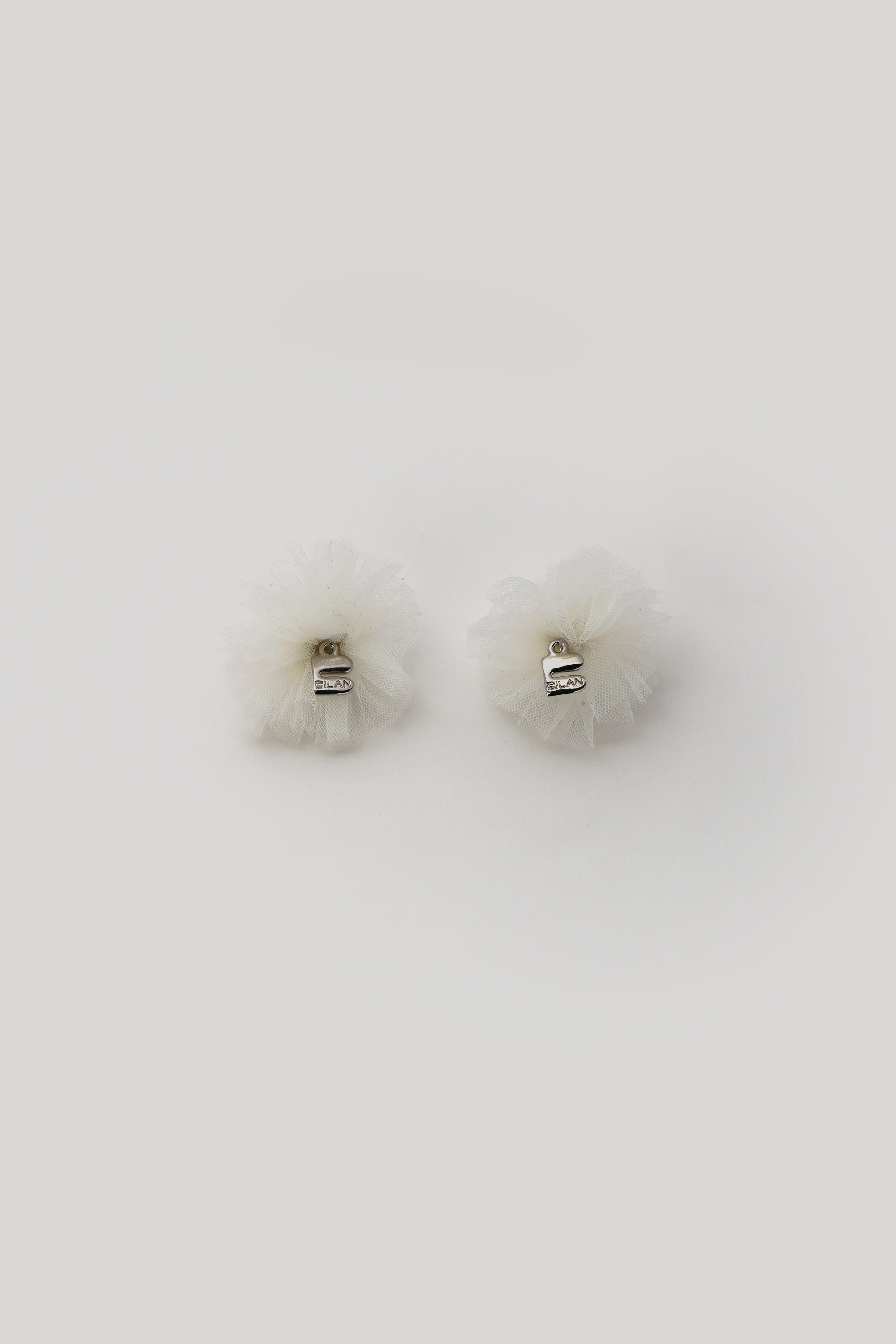 Fabric earring Small｜OFF WHITE