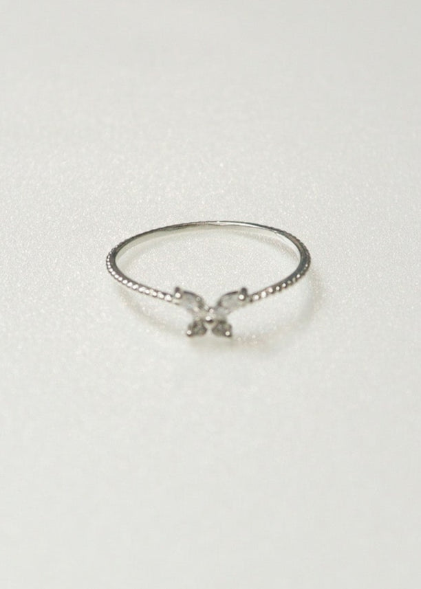 Zirconia Butterfly Ring［PG/GD/SV］