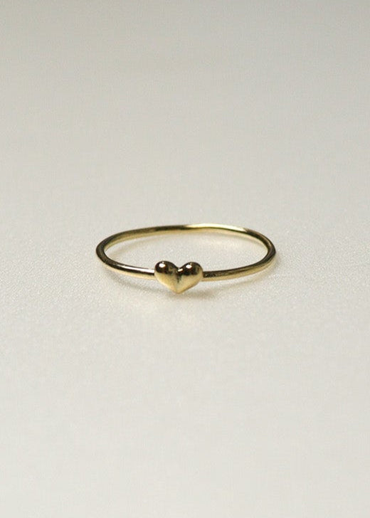 Mini Heart Ring［PG/GD/SV］