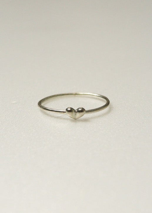 Mini Heart Ring［PG/GD/SV］