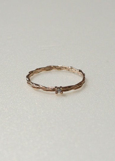 Zirconia Twist Ring［PG/GD/SV］
