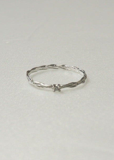 Zirconia Twist Ring［PG/GD/SV］
