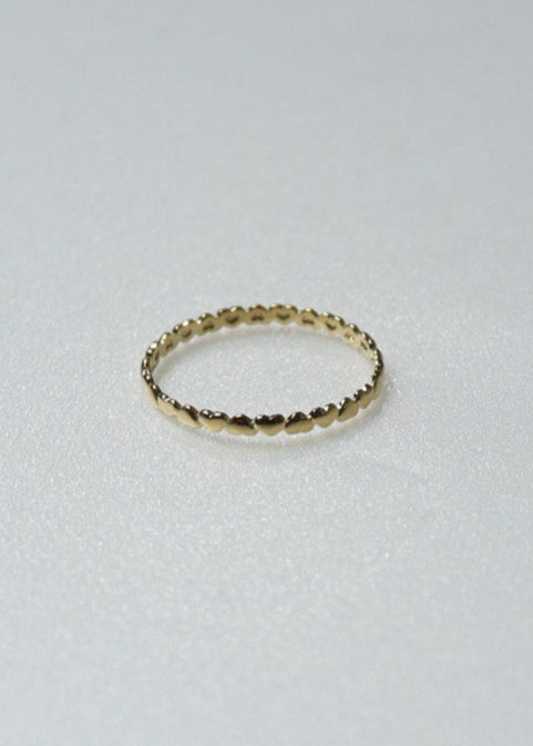 Heart Bloom Ring［PG/GD/SV］