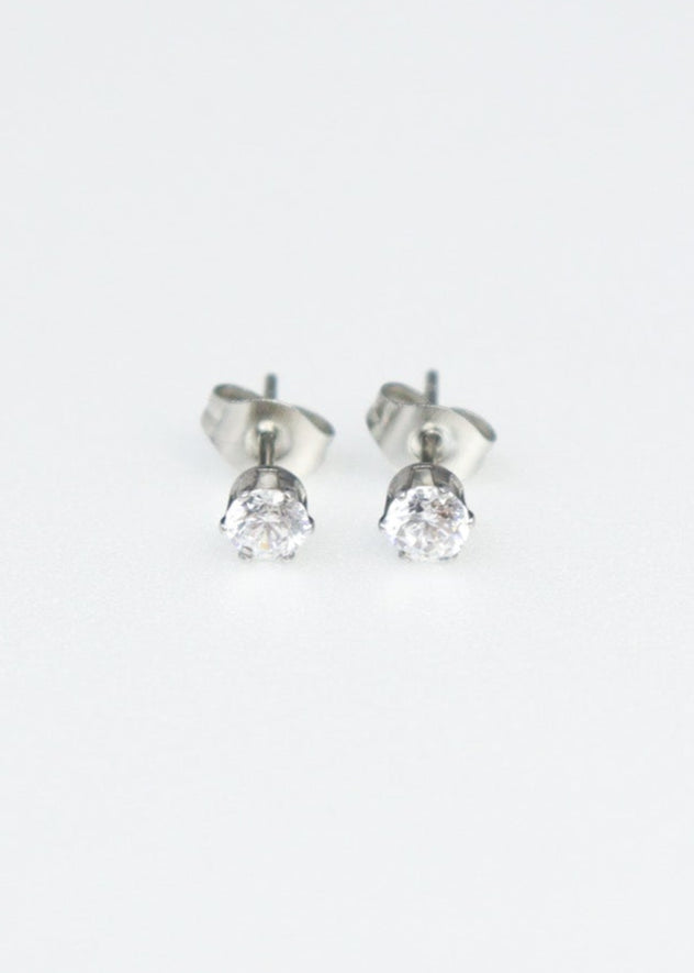 Simple Zirconia Pierce［GD/SV］