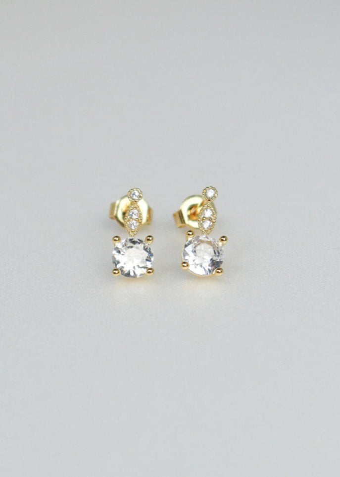 Double Zirconia Pierce［PG/GD/SV］