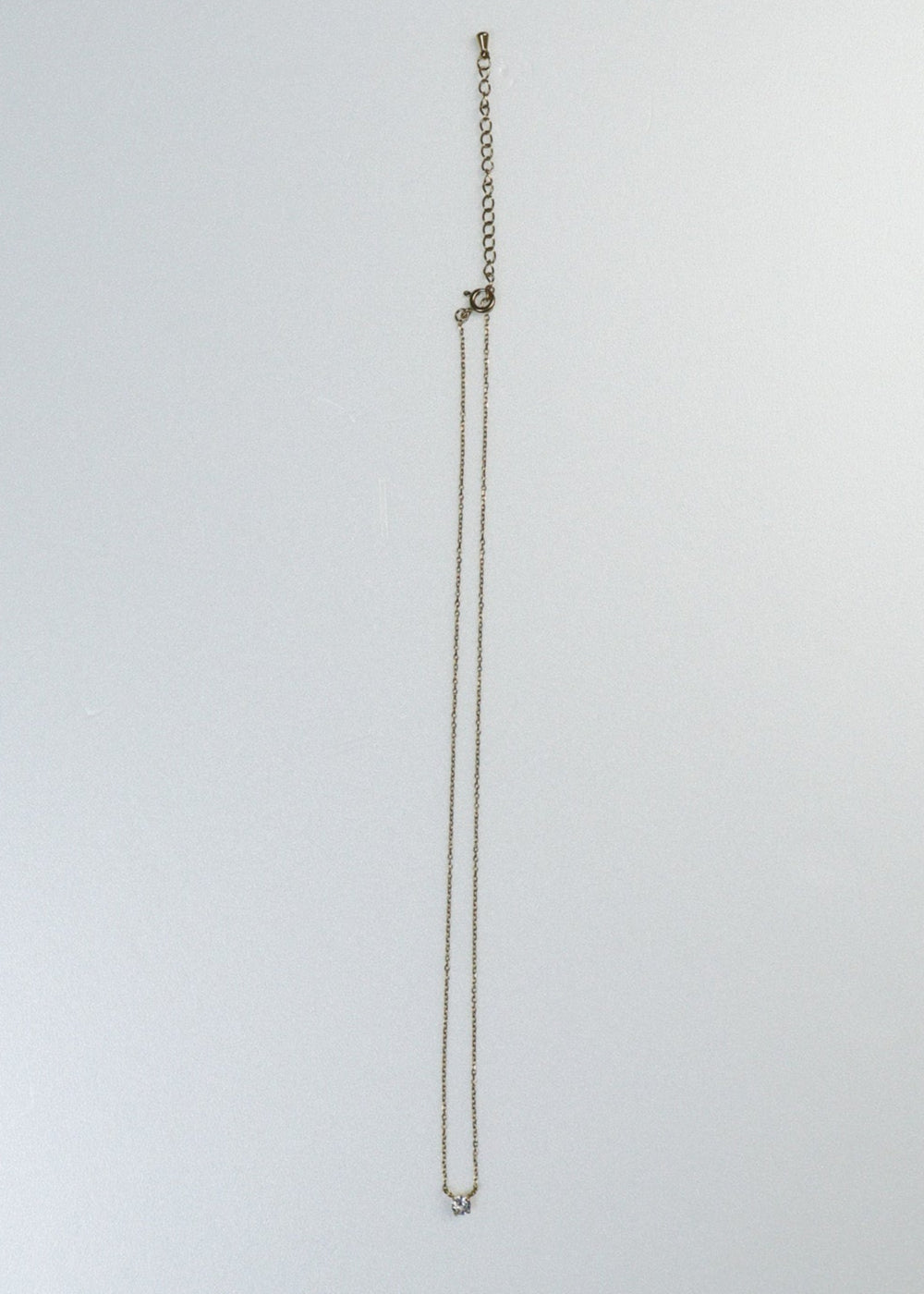 Zirconia Necklace［GD/SV］