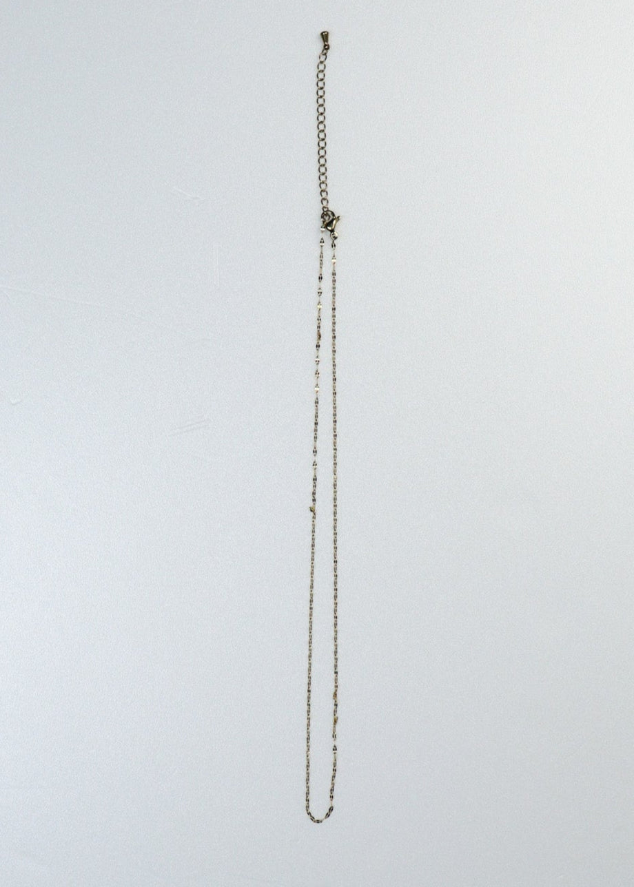 Petal Chain Necklace［GD/SV］