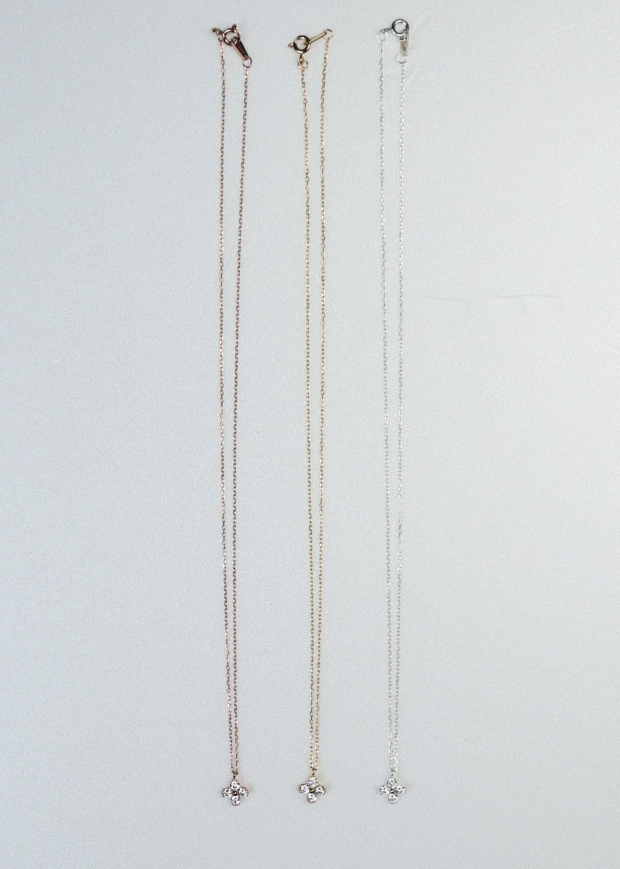 Lucky Clover Naecklace［PG/GD/SV］