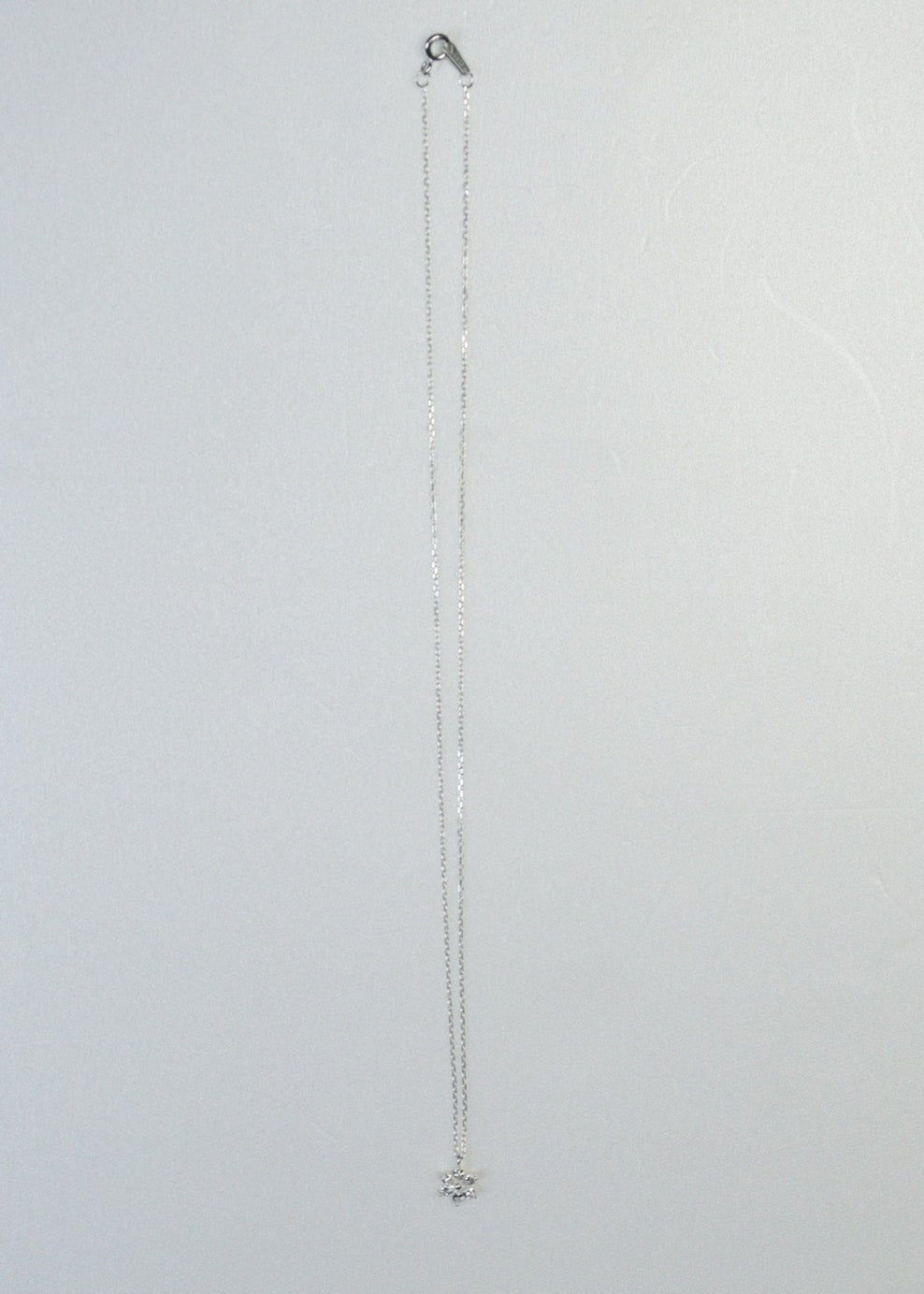 Zirconia Flower Necklace［PG/GD/SV］