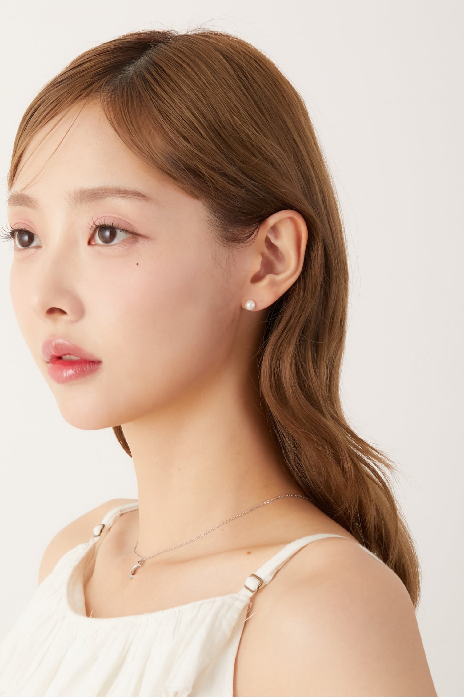 淡水パールピアス 6mm