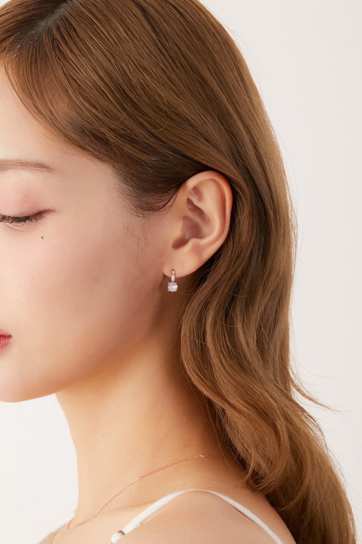 Double Zirconia Pierce［PG/GD/SV］