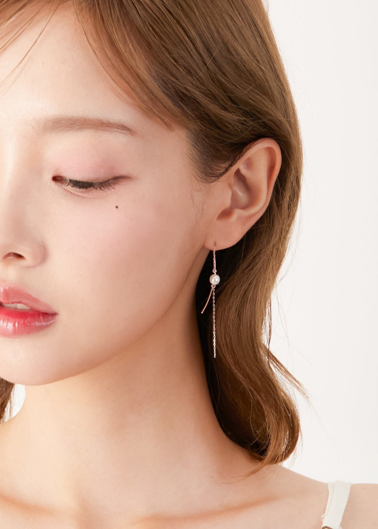 Pearl Chain Pierce［PG/SV］