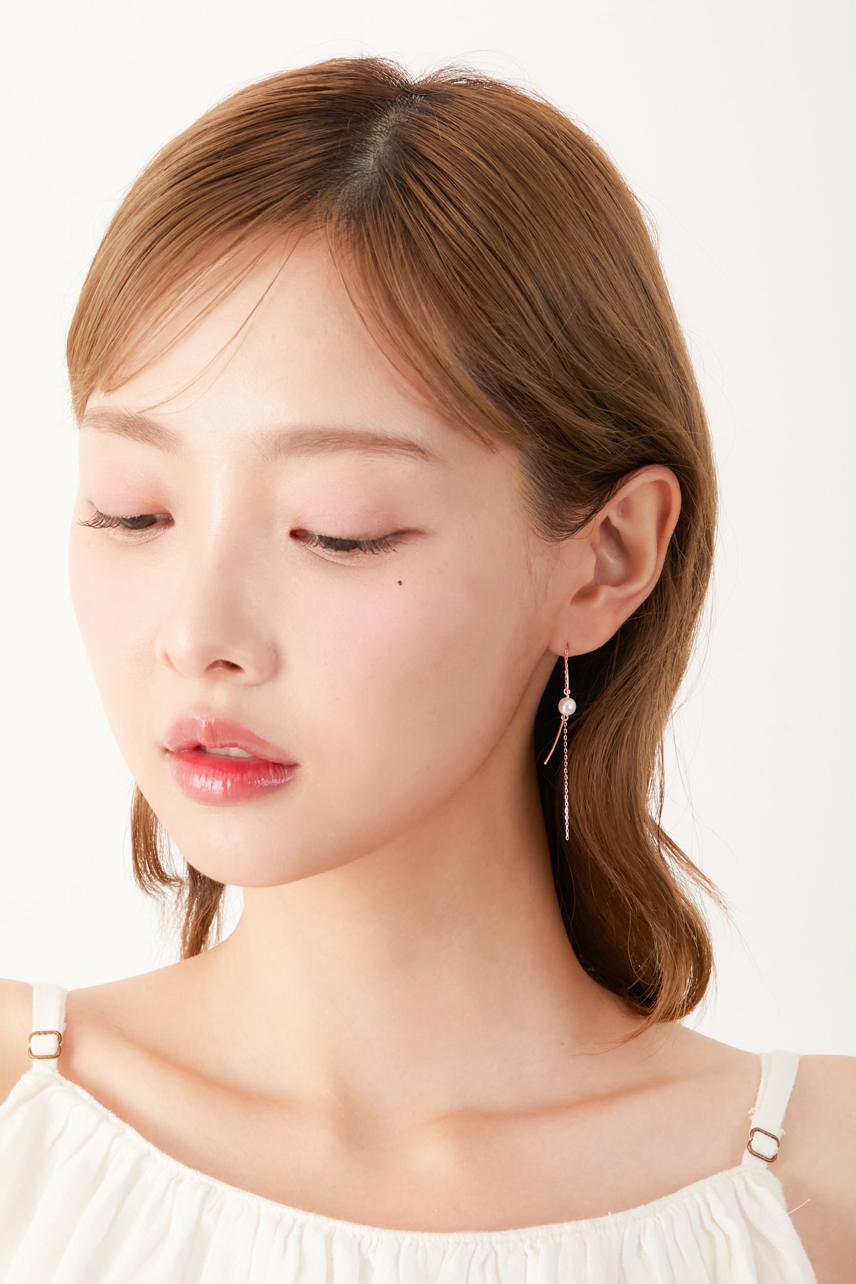 Pearl Chain Pierce［PG/SV］