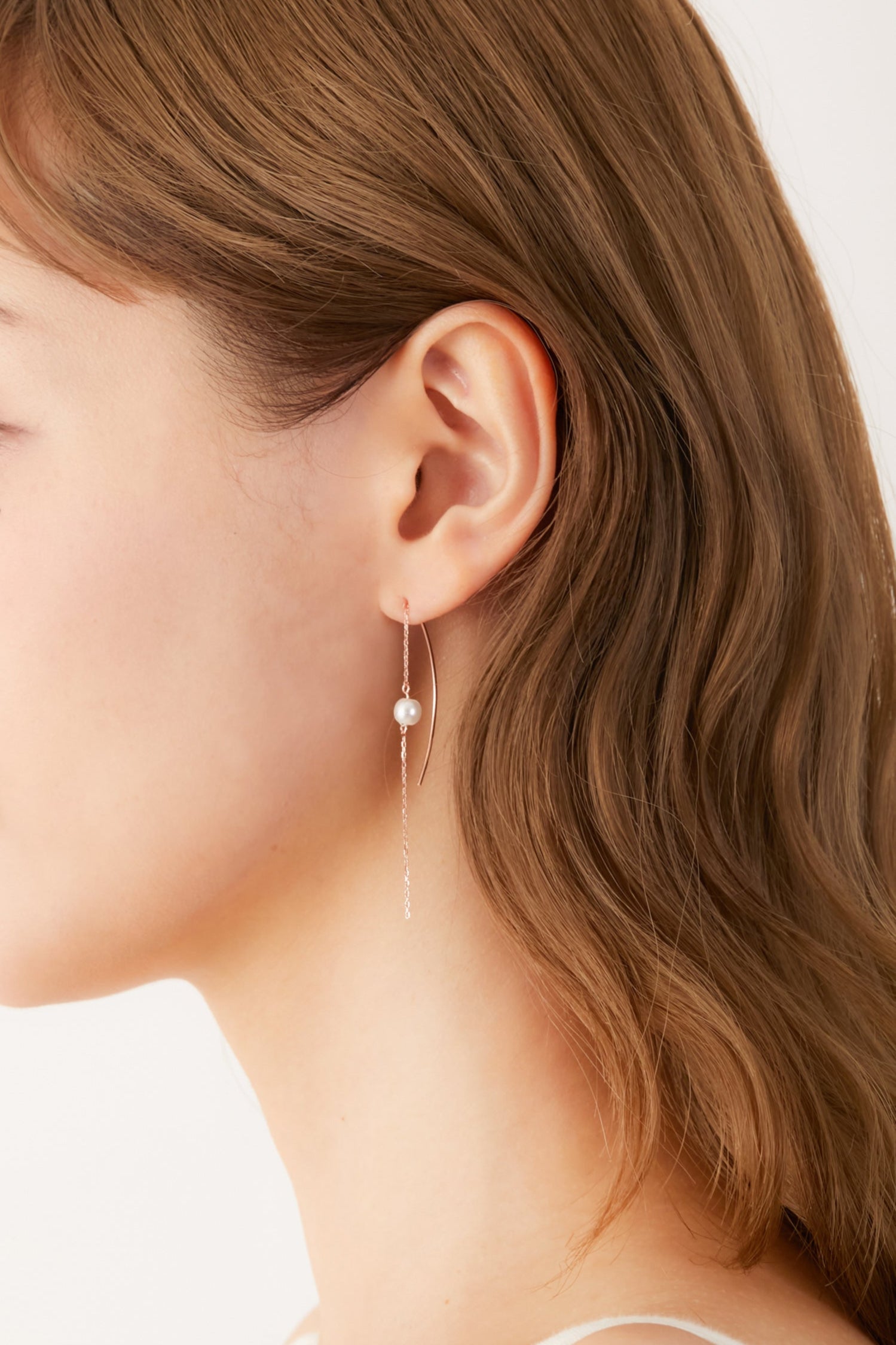 Pearl Chain Pierce［PG/SV］