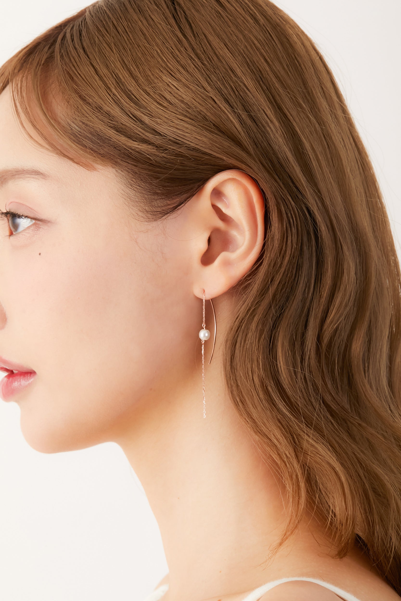 Pearl Chain Pierce［PG/SV］