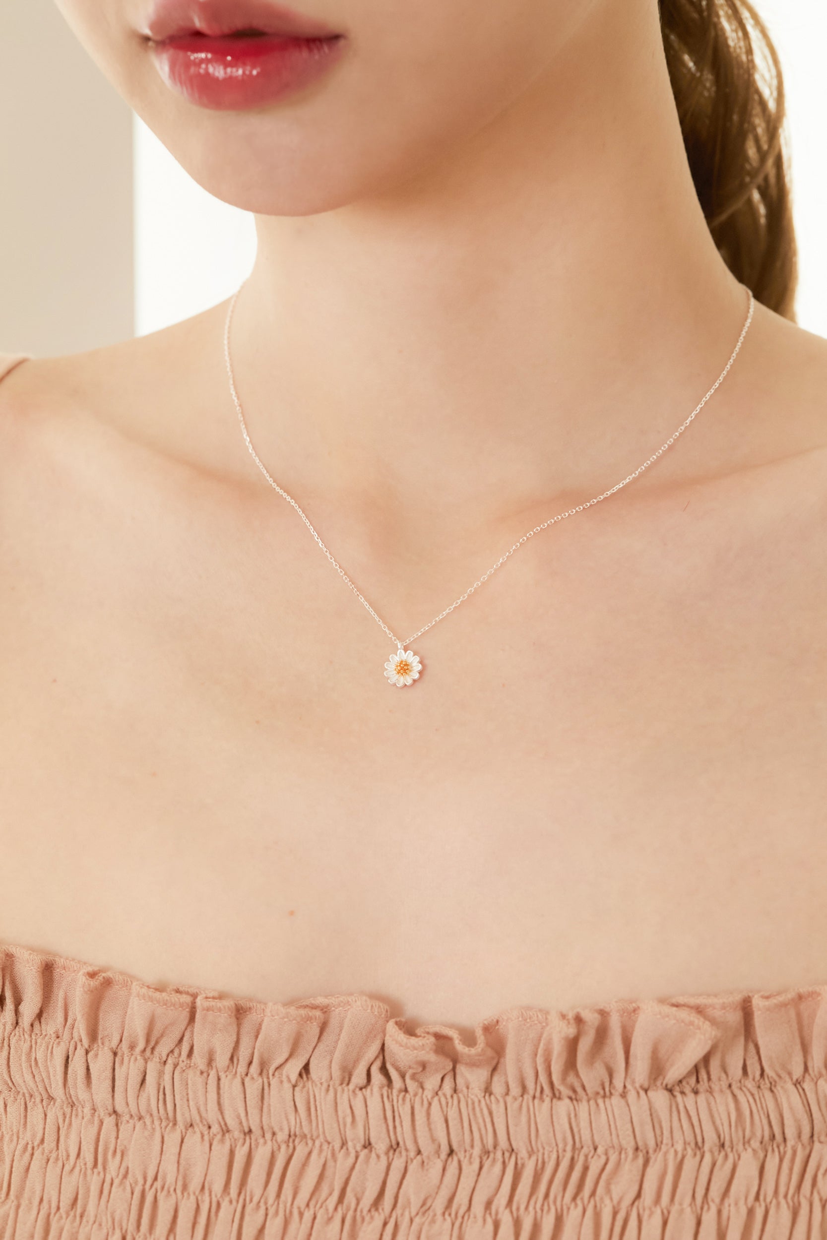 Silver Daisy Necklace［SV］