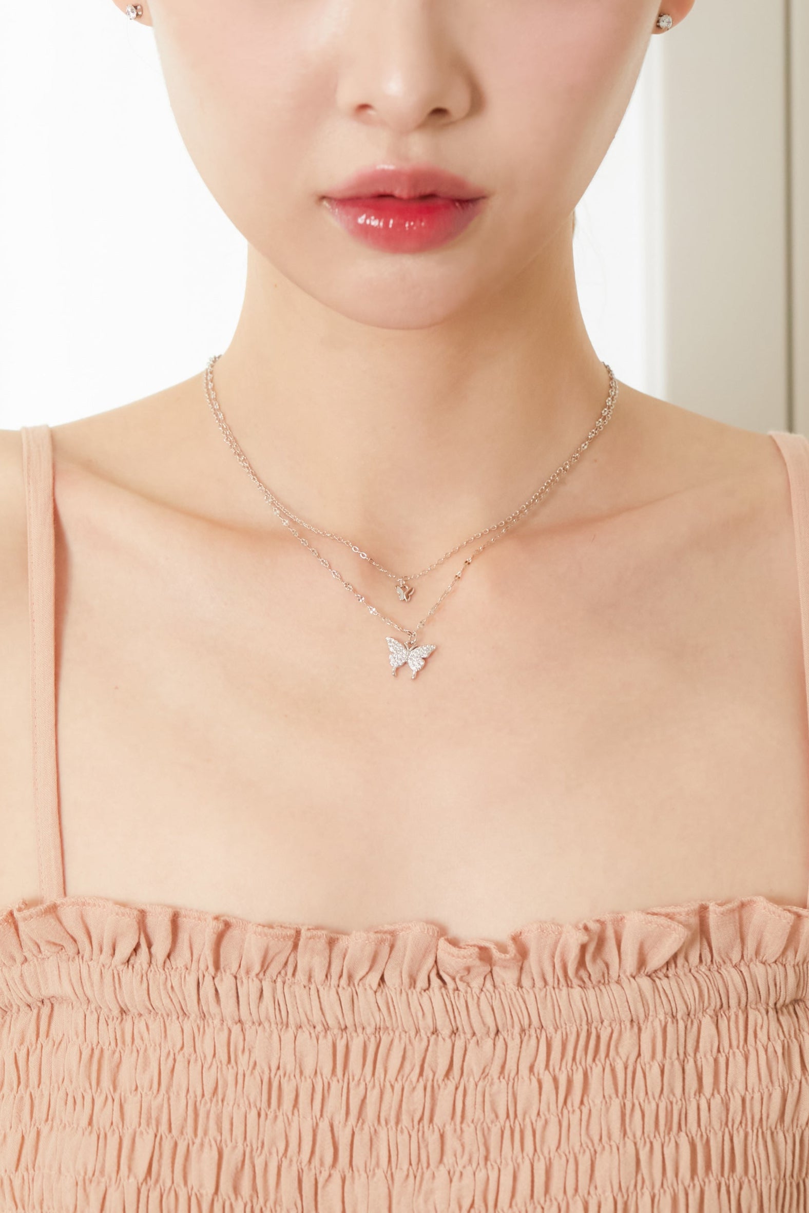 Double Butterfly Necklace［SV］