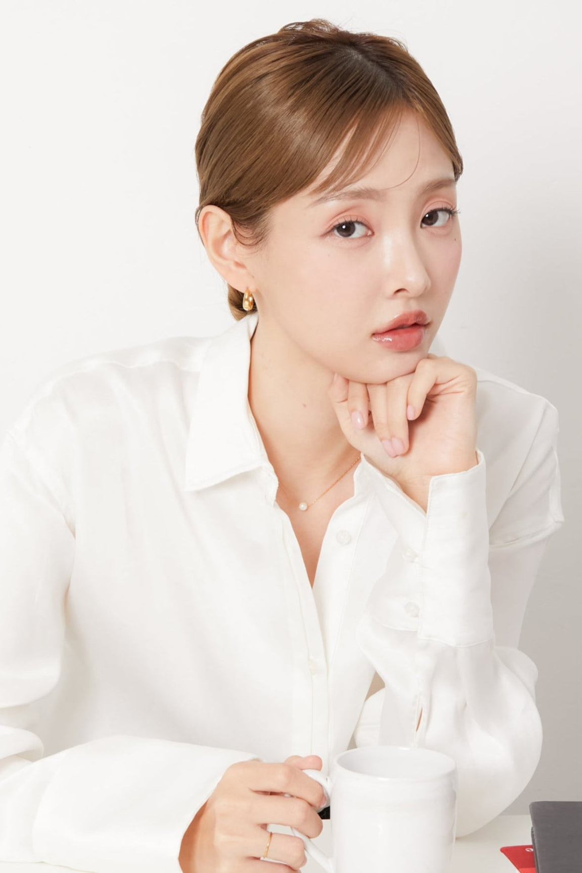 Drop Hoop Pierce［GD/SV］